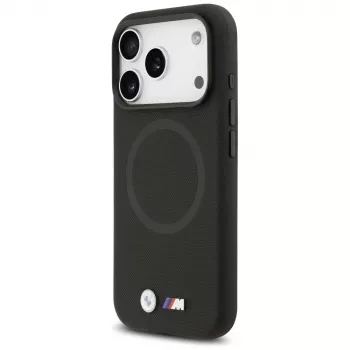 BMW M FW Metal Logo MagSafe-cover til Apple iPhone 17 Pro sort