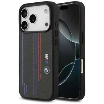 BMW M Kevlar Lines & Logo MagSafe-cover til iPhone 17 Pro sort