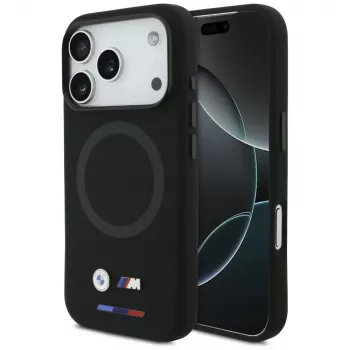 BMW M Silicon Logo MagSafe-cover til Apple iPhone 17 Pro, sort
