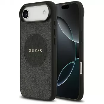 Guess 4G Circle Classic Logo MagSafe-cover til iPhone Air - sort