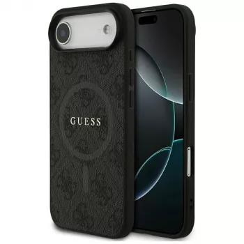Guess 4G Ring Classic Logo MagSafe-cover til iPhone Air, sort