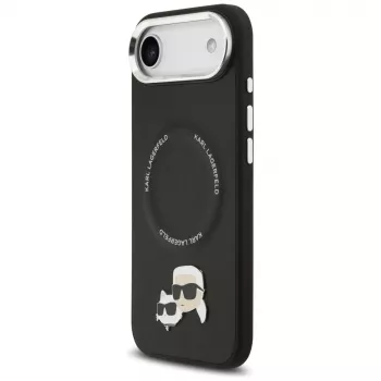 KARL LAGERFELD Karl & Choupette Pins MagSafe Case til iPhone Air, sort