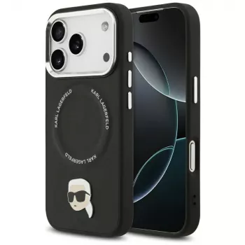 KARL LAGERFELD Karl Pin MagSafe Case til Apple iPhone 17 Pro - sort