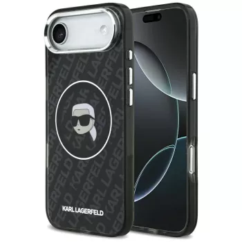 Karl Lagerfeld IML Karl Head Logo MagSafe Case til iPhone Air - sort