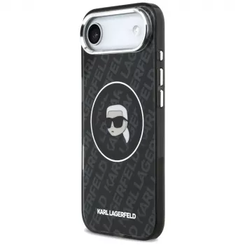 Karl Lagerfeld IML Karl Head Logo MagSafe Case til iPhone Air - sort