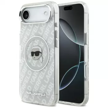 KARL LAGERFELD IML Karl Head Logo MagSafe Case til iPhone Air - grå