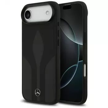 Mercedes Leather The Move MagSafe Case for iPhone Air Black
