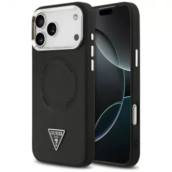 Guess Triangle Logo MagSafe Case til Apple iPhone 17 Pro (sort)