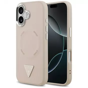 Guess Triangle Logo MagSafe Case til iPhone 17 (pink)