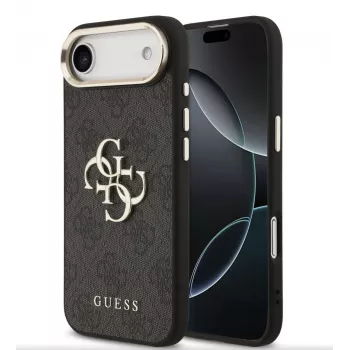 Guess 4G Big 4G Classic Logo bagcover til Apple iPhone Air - sort/guld