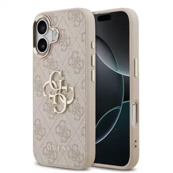 Guess 4G Big 4G Classic Logo-cover til iPhone 17 (pink/guld)