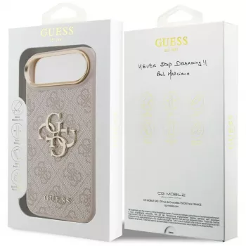 Guess 4G Big 4G Classic Logo - etui til iPhone Air (pink/guld)