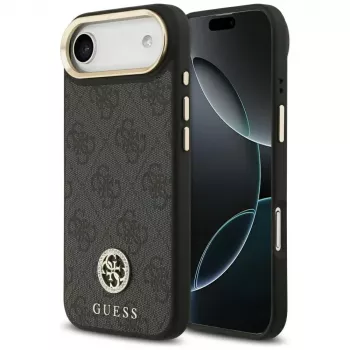 Guess 4G Strass Logo MagSafe-cover til iPhone Air, sort