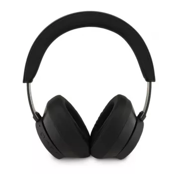 Guess Bluetooth Over-Ear-hovedtelefoner ENC Saffiano Triangle Logo sort