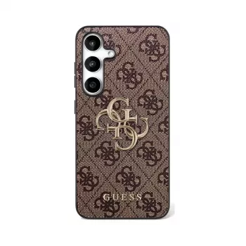 Guess Big 4G Classic Logo mobilcover til Samsung Galaxy S25 FE, brun