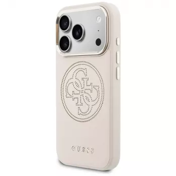 Guess Perforated 4G MagSafe Case til iPhone 15 Pro Max, pink