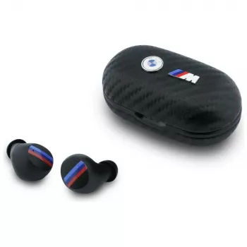 BMW Bluetooth TWS-høretelefoner Carbon Metal Logo ENC sort