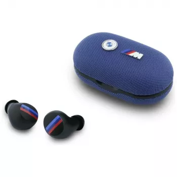 BMW M Metal Logo TWS Bluetooth 5.3-høretelefoner med ENC, blå