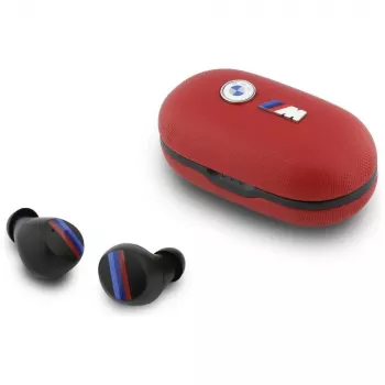 BMW M Metal Logo TWS Bluetooth-øretelefoner med ENC, rød