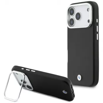 BMW M Sign Metal Logo MagSafe-cover til iPhone 17 Pro, sort