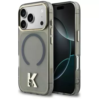 KARL LAGERFELD IML K Head Logo MagSafe-cover til iPhone 17 Pro, sort