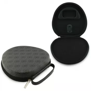 Guess Carry Box sort beskyttelsesetui til TWS-øretelefoner
