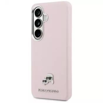 Karl Lagerfeld Saffiano KC MetalLogo MagSafe Case til Samsung Galaxy S26+ pink