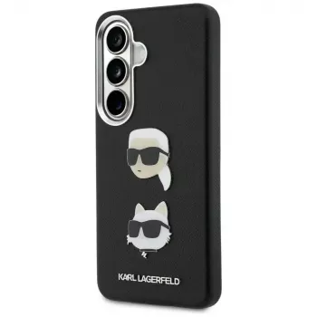 Karl Lagerfeld Saffiano Double Heads Metal Case til Samsung Galaxy S26+ sort