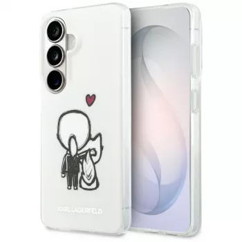 KARL LAGERFELD IML Karl & Choupette MagSafe Case til Samsung Galaxy S26, transparent