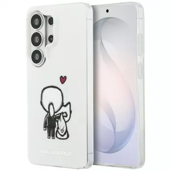 KARL LAGERFELD IML Karl & Choupette MagSafe Bagcover til Samsung Galaxy S26 Ultra, transparent