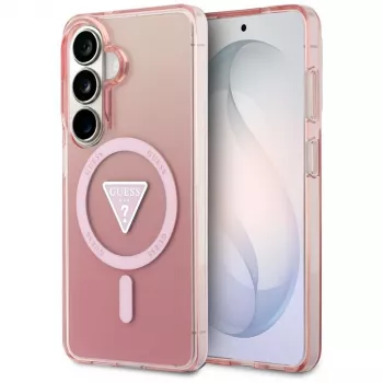 Guess IML Gradient Triangle MagSafe Case til Samsung Galaxy S26 (pink)