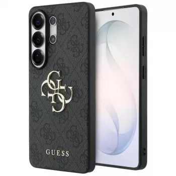 Guess 4G Big Metal Logo Case til Samsung Galaxy S26 Ultra, sort