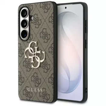 Guess 4G Big Metal Logo Case til Samsung Galaxy S26 (brun)