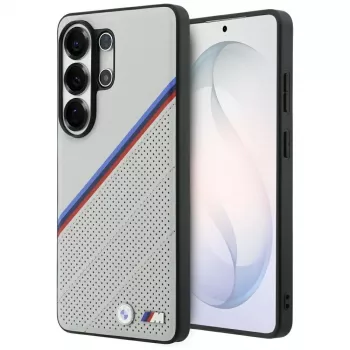 BMW Tricolor Metal Logo MagSafe Case til Samsung Galaxy S26 Ultra grå