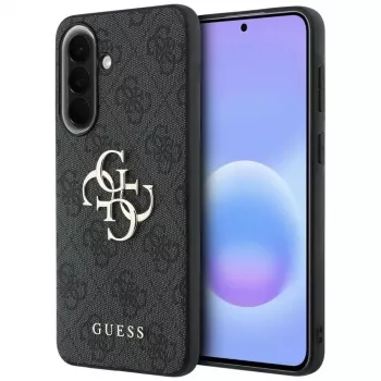 Guess Leather 4G Metal Logo Case til Samsung Galaxy A57 5G, sort
