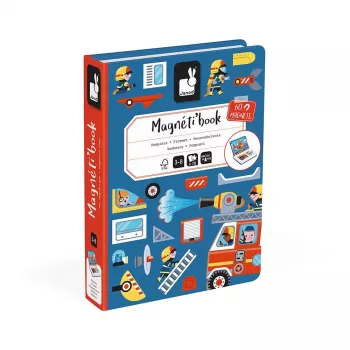 Janod Magnetibook Brandvæsen magnetisk kreativt spilsæt