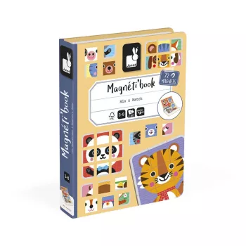 Janod Magnetibook magnetisk puslespilsbog »Dyr«