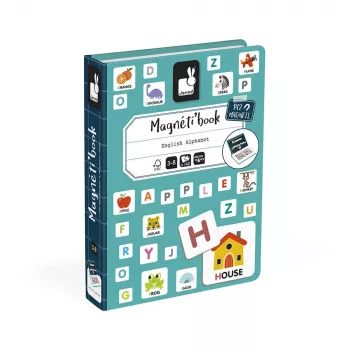 Janod Magnetibook Alfabet magnetisk lærespil