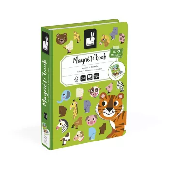 Janod Magnetibook Dyr magnetisk bogspil