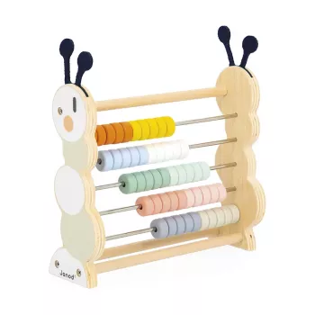Janod Sweet Cocoon larve abacus tælleleg