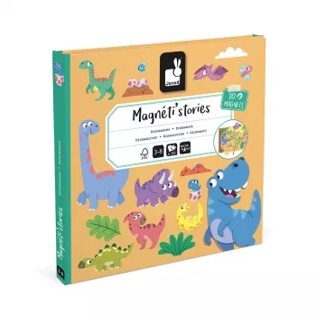Janod Magneti'stories dinosaurer magnetisk historieboks