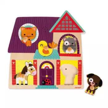 Janod My Little Friends aktivitetsbord