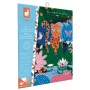 Janod Glow-in-the-Dark Krystal Mosaik Kreativt Sæt - Night Jungle - Kreativ aktivitet for børn fra 6 år