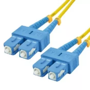 MCL Samar FJOS2/SCSC-1M OS2 singlemode simplex fiber-patchkabel SC/SC 1 m gul