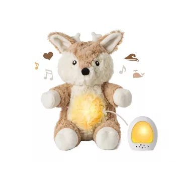 Cloud B Love Light Buddies Finley Fawn plysdjur med natlampe og beroligende lyde