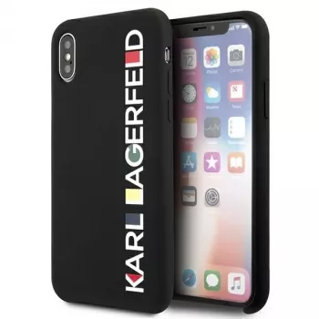 Karl Lagerfeld KLHCPXBHWHBK iPhone X/XS Hardcase sort Glossy Bauhaus