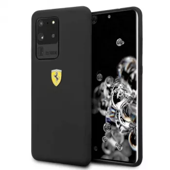 Ferrari Hardcase FESSIHCS69BK Silikonecover til Samsung Galaxy S20 Ultra - sort