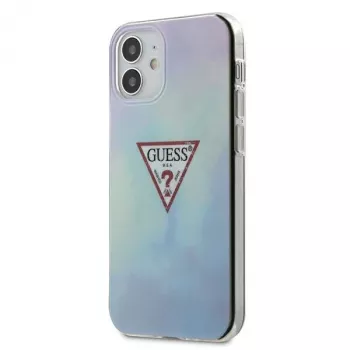 Guess GUHCP12SPCUMCGC02 iPhone 12 mini 5,4 inch blå Hardcase Tie & Die Collection