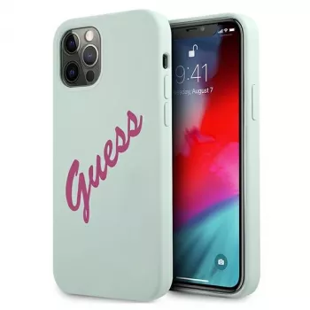 Guess Silicone Vintage Hard Case til Apple iPhone 12 / 12 Pro 6,1
