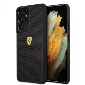 Ferrari FESPEHCS21LBK S21 Ultra G996 sort Hardcase On Track Perforated